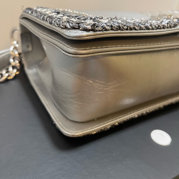 ❌SOLD❌💯Authentic Chanel Boy Chevron Jacket Flap Bag - Picture 8 of 16